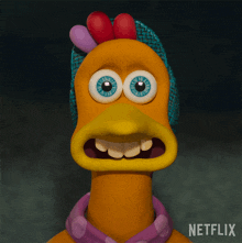 Shocked Molly GIF - Shocked Molly Chicken Run Dawn Of The Nugget GIFs