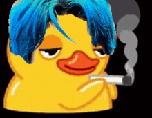 Duck Smoking Yeonjun GIF - Duck Smoking Yeonjun GIFs
