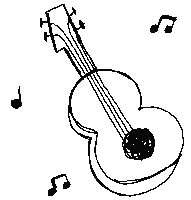 Guitar Sticker - Guitar Stickers