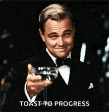 Leonardo Dicaprio Toast GIF - Leonardo Dicaprio Toast Cheers GIFs