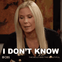 I Dont Know Brooke Logan Forrester GIF - I Dont Know Brooke Logan Forrester The Bold And The Beautiful GIFs