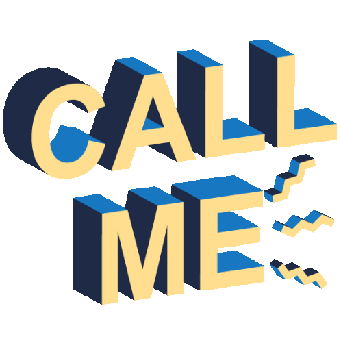 Call Me Hit Me Up Sticker - Call Me Hit Me Up Give Me A Call Stickers