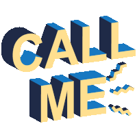 Call Me Hit Me Up Sticker - Call Me Hit Me Up Give Me A Call Stickers