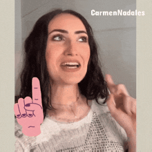 No No No Carmen Nadales GIF - No No No Carmen Nadales Carmensecretstory GIFs