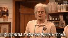 Wookie Cookie Whoops GIF - Wookie Cookie Whoops Flashed GIFs