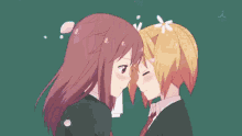 Anime Lesbian GIF - Anime Lesbian Kiss GIFs
