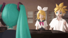 a boy and a girl standing next to each other