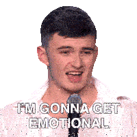 I'M Gonna Get Emotional Leightonjay Halliday Sticker - I'M Gonna Get Emotional Leightonjay Halliday Britain'S Got Talent Stickers