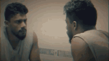 The Man In The Mirror Looking At Myself GIF - The Man In The Mirror Looking At Myself Sad GIFs