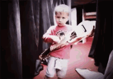 Jaxton Bieber GIF - Guitar Playing Guitar Kid Playing GIFs
