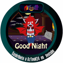 good night nightmare sleepy moon horror