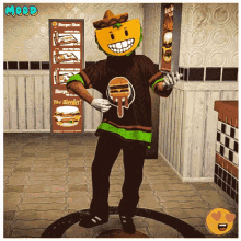 food dance burger shot gaming