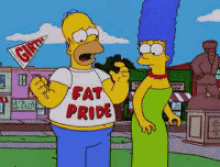 Fat Pride The Simpsons GIF - Fat Pride Fat Pride GIFs