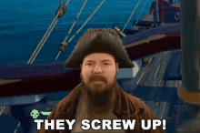 they screw up they failed botched messed up sea of thieves