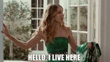 Hello I Live Here GIF - Hello I Live Here This Is My House GIFs