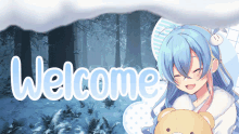 Blue Welcome GIF - Blue Welcome GIFs