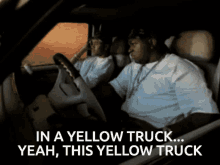 Yellow Truck Baller Blockin GIF