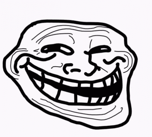troll face coloring pages