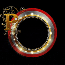 a picture of a man in sunglasses is in a circle with the letter g