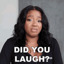 Did You Laugh Courtney Adanna GIF - Did You Laugh Courtney Adanna Courtreezy GIFs