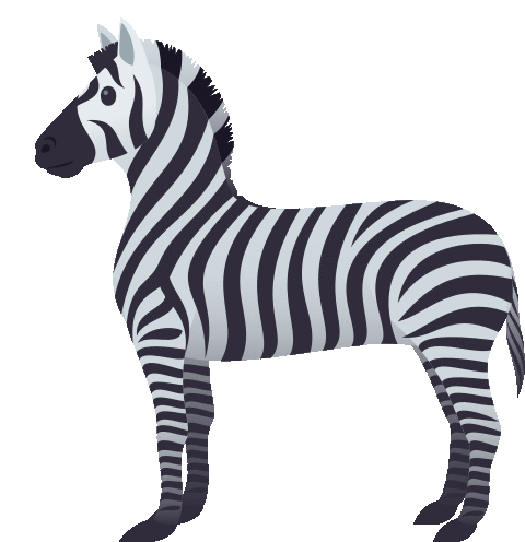 Zebra Nature Sticker - Zebra Nature Joypixels Stickers