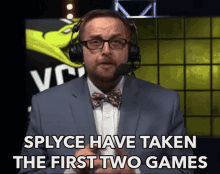 splyce have taken the first two games commentary ahead of the game splyce spl