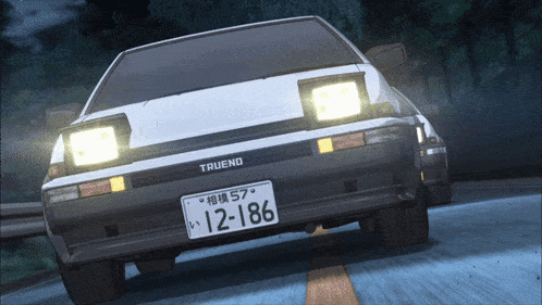 3D Animation Study // Initial D AE86 on Behance
