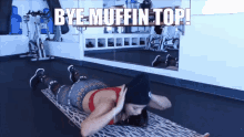 Bye Muffin Top Shredding Fat GIF - Bye Muffin Top Shredding Fat Getting In Shape GIFs