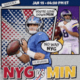 Minnesota Vikings Vs. New York Giants Pre Game GIF