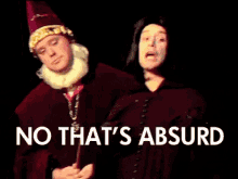 No That'S Absurd GIF - Starkid Snape Thats GIFs