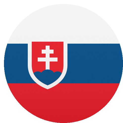 Slovakia Flags Sticker - Slovakia Flags Joypixels Stickers