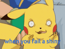 Pikachu Scary When You Fail A Shiny GIF - Pikachu Scary When You Fail A Shiny Pokemon GIFs