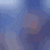 a painting of a man with long blue hair