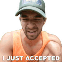 I Just Accepted Wil Dasovich Sticker - I Just Accepted Wil Dasovich Wil Dasovich Vlogs Stickers