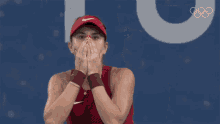 Shocked Belinda Bencic GIF - Shocked Belinda Bencic Nbc Olympics GIFs