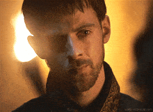 a close up of a man 's face with the words lord-aldhelm gifs below him