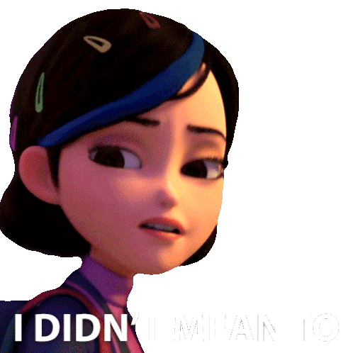 I Didnt Mean To Claire Nuñez Sticker - I Didnt Mean To Claire Nuñez Trollhunters Tales Of Arcadia Stickers
