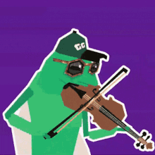 Frog Violin GIF - Frog Violin Playing Violin GIFs