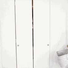 Surprised In The Closet GIF - Surprised In The Closet Hiding In The Closet GIFs