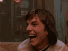 Cracking Up GIF - That70s Show Ashton Kutcher Michael Kelso GIFs