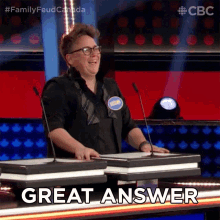 Great Answer Family Feud Canada GIF - Great Answer Family Feud Canada Nice Answer GIFs