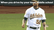 mike fiers mlb oakland athletics when you drive by your local middle school baseball