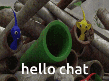 Pikmin Super Mario GIF - Pikmin Super Mario Hello Chat GIFs