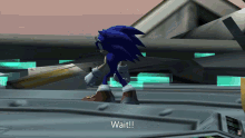 Sonic The Hedgehog Sonic Fandub GIF - Sonic The Hedgehog Sonic Fandub Wait GIFs