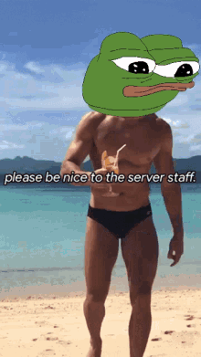 please be nice to the server staff