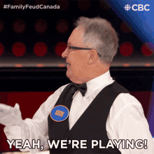 Yeah Were Playing Keith GIF - Yeah Were Playing Keith Family Feud Canada GIFs