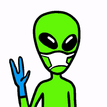 hi mask up aliens