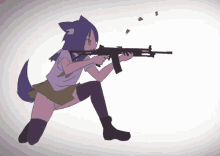 Anime Militarygirl GIF - Anime Militarygirl Military GIFs