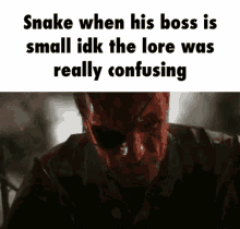 snake confusing lore small boss