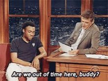 Donald Glover Are We Out Of Time Here GIF - Donald Glover Are We Out Of Time Here Childish Gambino GIFs